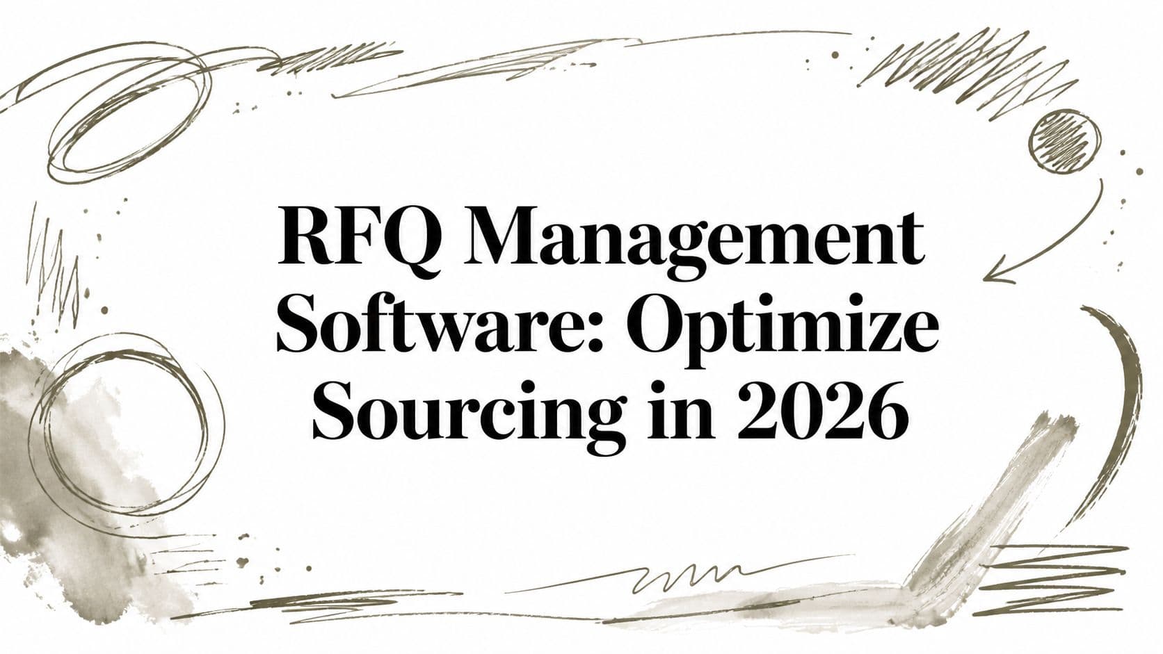 RFQ Management Software: Optimize Sourcing in 2026