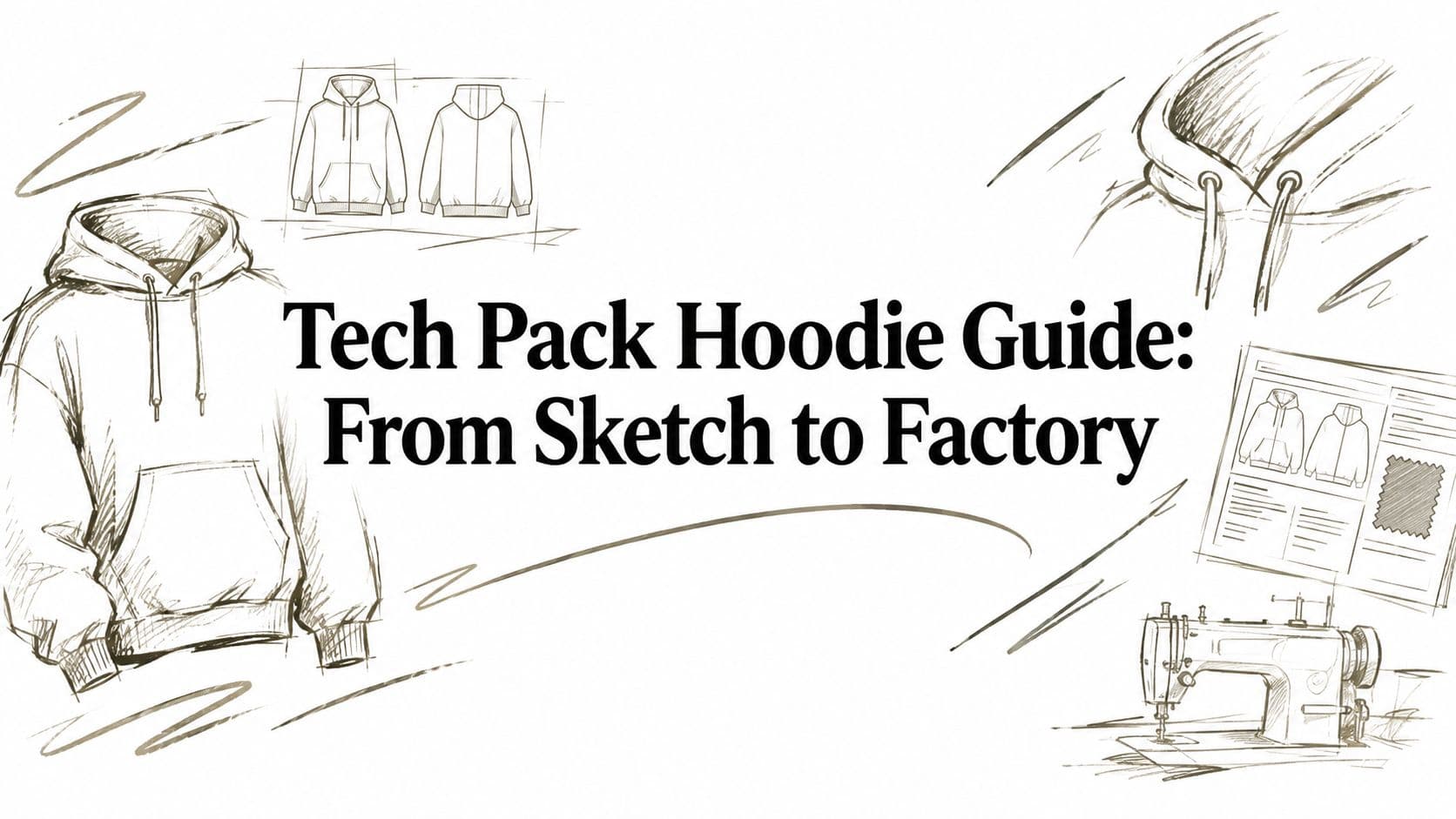 Tech Pack Hoodie Guide: From Sketch to Factory