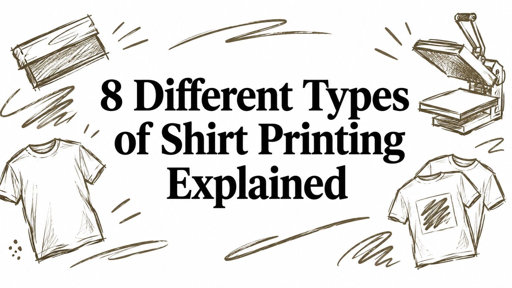 8 Different Types of Shirt Printing Explained