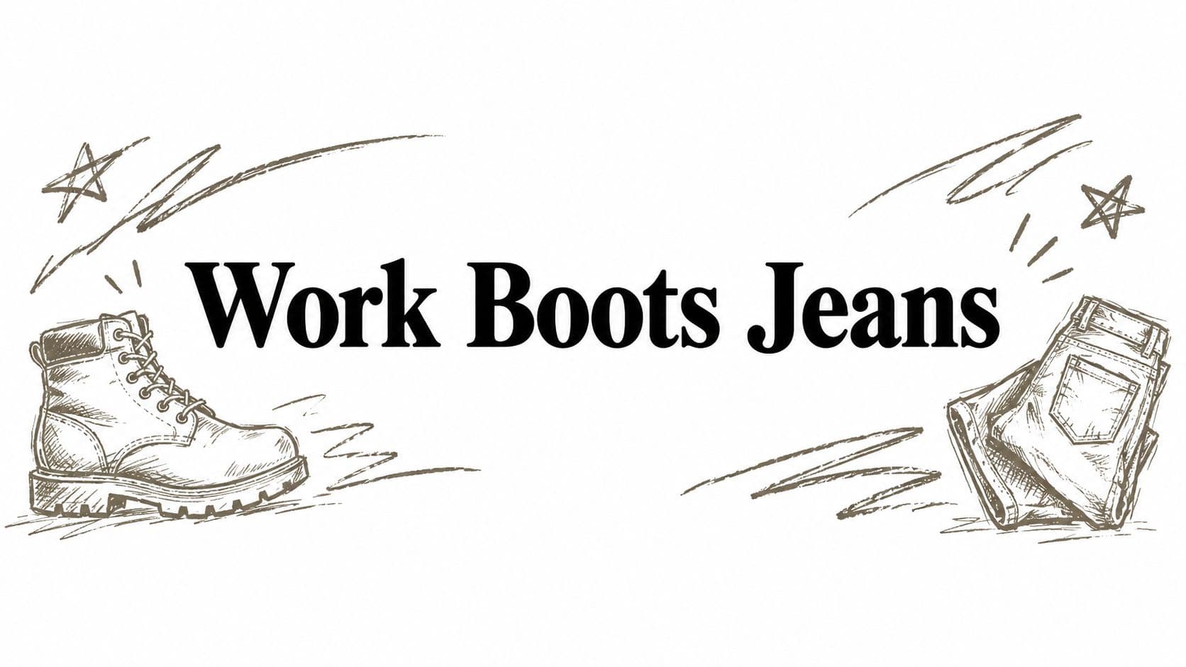Work Boots Jeans