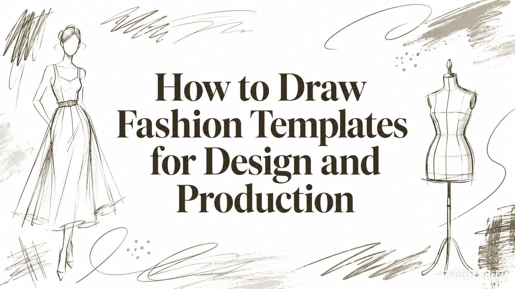 How to Draw Fashion Templates for Design and Production