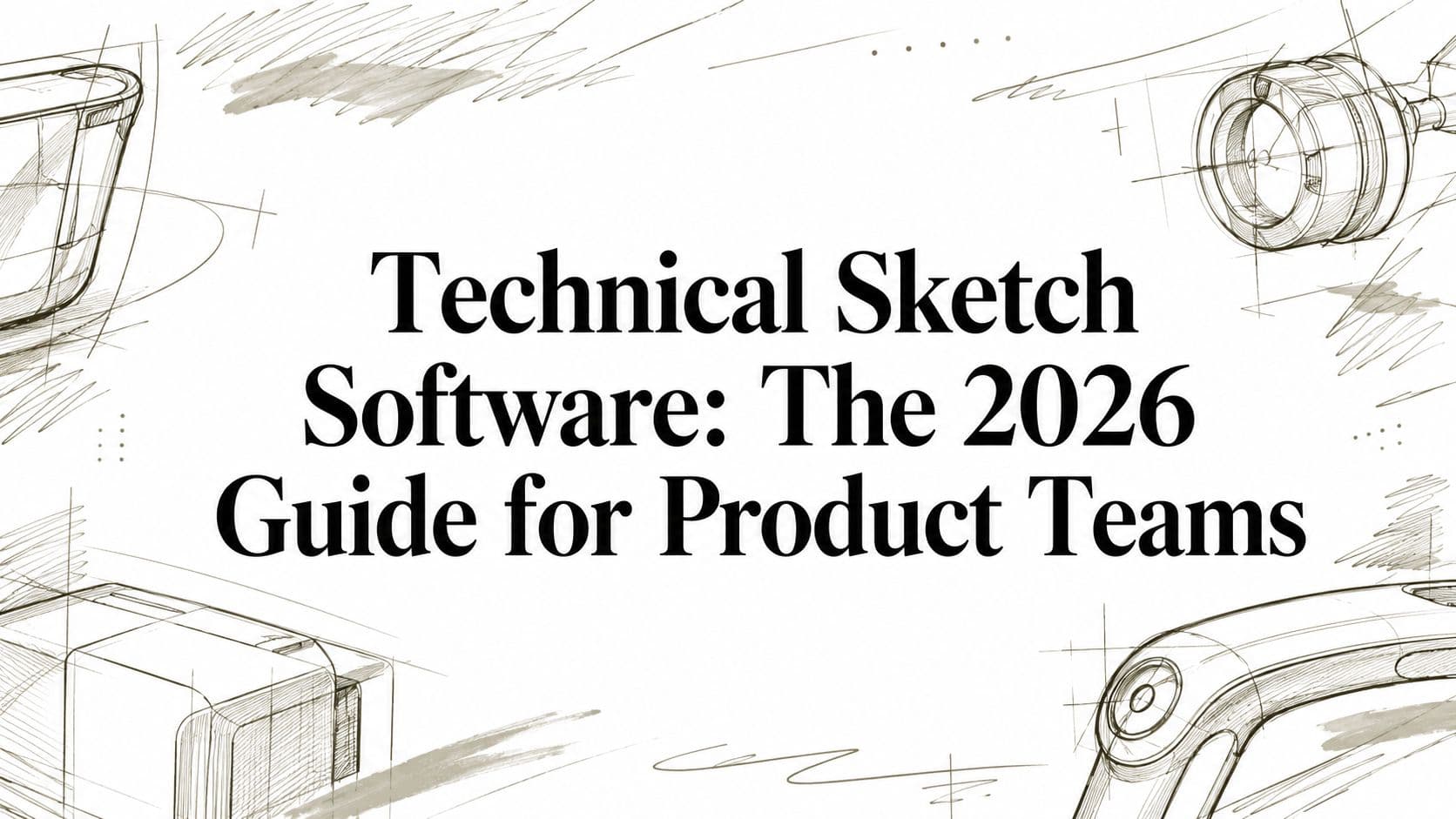Technical Sketch Software: The 2026 Guide for Product Teams