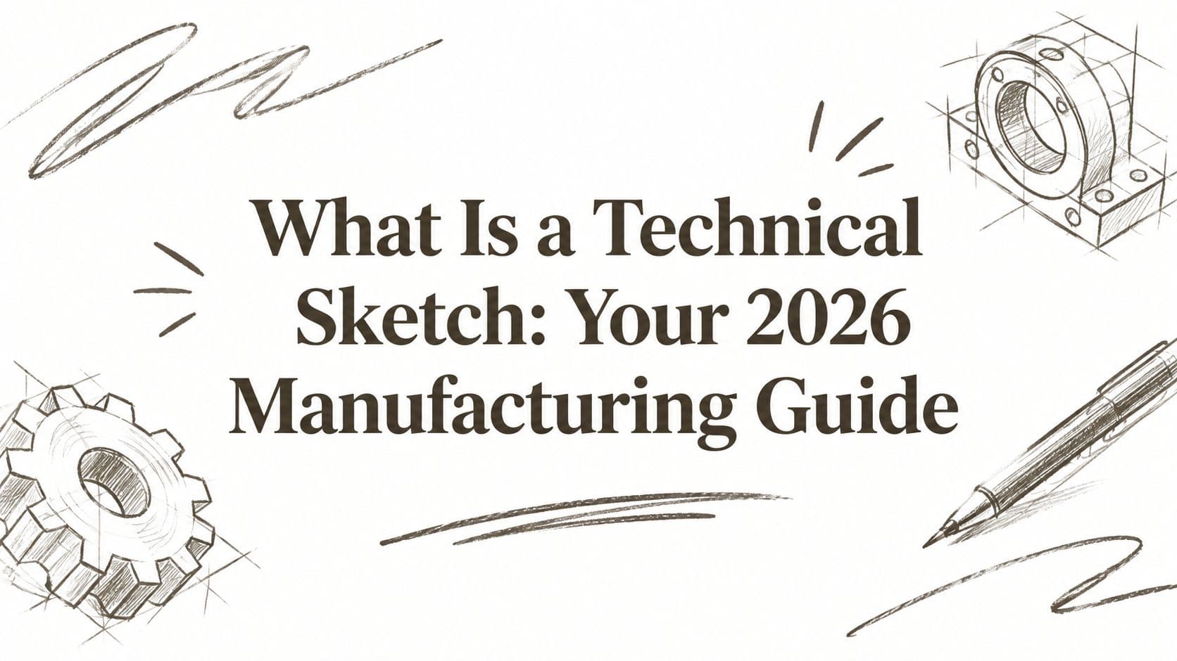 What Is a Technical Sketch: Your 2026 Manufacturing Guide