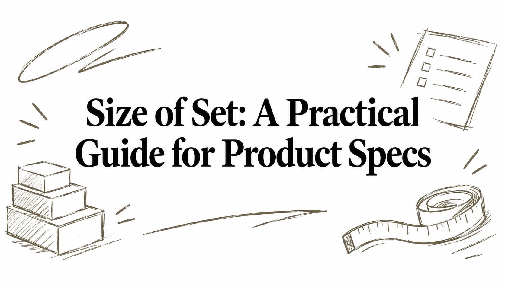 Size of Set: A Practical Guide for Product Specs